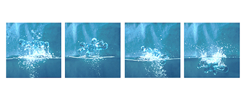 Splash, 2003.  Photo, 12” x 12”